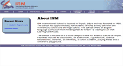 Desktop Screenshot of ismschool.com